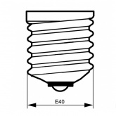 Лампа натриевая Osram NAV-E 100W SUPER 4Y E40