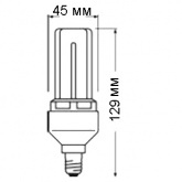 Лампа энергосберегающая Osram DULUX Intelligent 11W/825 E14