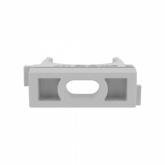 Держатель-клипса DKC для труб и гофры с защелкой 25 мм серый