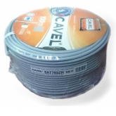 Кабель коаксиальный Cavel SAT 703 ZH телевизионный медный 75 Ом серый [бухта 100м]