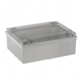 Коробка ответвительная Express DKC 240х190х90 с гладкими стенками c прозрачной крышкой IP56