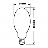 Лампа ртутная Osram HQL 50W E27