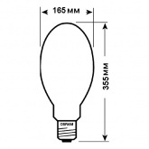 Лампа ртутная Osram HQL 1000W E40
