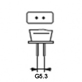 Лампа галогенная HCS CL 50W 220V G5,3 прозрачная