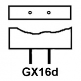 Лампа Osram aluPAR 64 1000W 230V VNSP 12°/9° EXC CP/60 GX16d 300h, d204x152