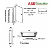 Шкаф внутреннего монтажа ABB на 12(14)М с самозажимными N/PE UK512N2 (электрический щит)