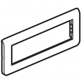 Рамка Legrand Mosaic 3х2 модуля горизонтальная алюминий