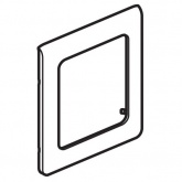 Рамка Legrand Mosaic для контроллера управления освещением алюминий