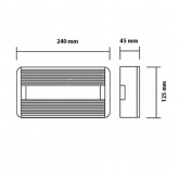 Блок питания Foton FL-PS TP24250 250W 24V IP67 для светодиодной ленты 240х125х60мм 2900г