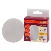Лампа светодиодная таблетка Osram LED 7W/827 (60W) 2700K 220V GX53 теплый свет
