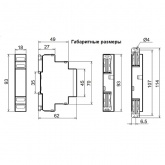 Реле времени однокомандное Меандр РВО-П2-М-15 ACDC24-245В УХЛ4 8 диаграмм работы на DIN-рейку