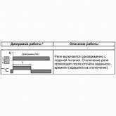 Реле времени однокомандное Меандр РВО-П2-М-15 ACDC24-245В УХЛ4 8 диаграмм работы на DIN-рейку