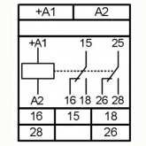 Реле времени Меандр РВО-15 0.1с-99ч 8А 24В AC/DC 230В AC на DIN-рейку
