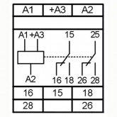 Реле времени Меандр РВО-15 0.1с-99ч 8А 24В AC/DC 230В AC на DIN-рейку