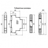 Реле времени однокомандное РВО-26М 0,1с - 9,9мин ACDC24-240B УХЛ4 на DIN-рейку