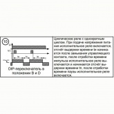 Реле времени циклическое Меандр РВЦ-1М 1с - 30ч ACDC24В/АС230В УХЛ4 на DIN-рейку