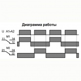 Реле попеременного включения нагрузки Меандр РВП-3-1 230В АС на DIN-рейку