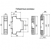 Реле контроля фаз Меандр РКФ-М07-1-15 AC 400В УХЛ4 симметричная регулировка порогов напряжения 5-25%