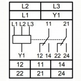 Реле контроля фаз Меандр РКФ-М08-3-15 AC 400В УХЛ4 защита электродвигателей крановых установок