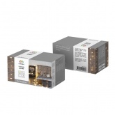 Гирлянда светодиодная Дождь 1,5х1м 96LED тепло-белый, 8 режимов свечения, прозрачный провод, 230В