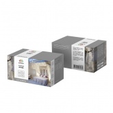 Гирлянда светодиодная Дождь 1,5х1,5м 144LED белый, 8 режимов свечения, прозрачный провод, 230В