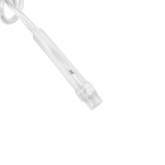 Гирлянда светодиодная Дождь 1,5х1,5м 144LED белый, 8 режимов свечения, прозрачный провод, 230В