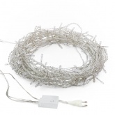 Гирлянда светодиодная Дождь 2х2,5м 300LED синий, 8 режимов свечения, прозрачный провод, 230В