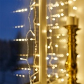 Гирлянда светодиодная Дождь 2х2,5м 300LED мультиколор, 8 режимов свечения, прозрачный провод, 230В