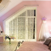 Гирлянда светодиодная Дождь 2х2,5м 300LED мультиколор, 8 режимов свечения, прозрачный провод, 230В