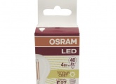 Лампа филаментная шарик Osram LED P Retrofit CLAS P 40 4W/827 470lm E27 Filament