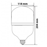 Лампа светодиодная Feron LED LB-65 60W 6400K 175-265V Е27-Е40 5700lm дневной свет