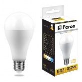 Лампа светодиодная Feron LB-98 A65 20W 2700K 230V E27 теплый свет