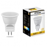 Лампа светодиодная Feron LB-271 MR11 3W 2700K 230V G5.3 теплый белый свет