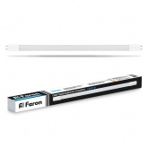 Лампа светодиодная T8 трубка Feron LB-213 10W 6400K 230V G13 поворотный цоколь 600мм дневной свет