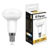 Лампа светодиодная Feron R50 LB-450 7W 2700K 230V E14 теплый свет