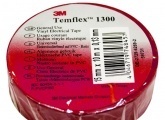 Изолента ПВХ 15мм х 10м (от 0°С до +60°С) 1300 красная 3M Temflex