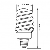 Лампа энергосберегающая ELS64 спираль 105W E40 4000K белая