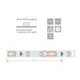 Светодиодная лента Feron LS603 60SMD(3528) 4.8W/m 12V IP20 5000х8х0.22mm теплый белый