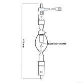 Лампа специальная ксеноновая OSRAM XBO 4000W/HS XL OFR SFaX30-9.5/SFa30-7.9