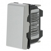 Переключатель Legrand Mosaic -1М алюминий