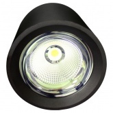 Светодиодный светильник Foton FL-LED CUPSPOT Round 40W Black 3000K 4000Lm круглый 193x193mm