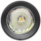 Светодиодный светильник Foton FL-LED CUPSPOT Round 40W Black 3000K 4000Lm круглый 193x193mm