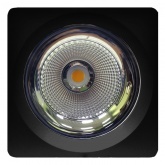 Светодиодный светильник Foton FL-LED CUPSPOT Quad 30W Black 4000K 3000Lm квадратный 160x165mm
