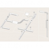 Заглушка декоративная Paulmann для шинопровода URail 68cm прозрачный пластик