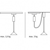 Переходник Paulmann Flex Pendel для шинопровода URail хром матовый (для сторонних светильников)