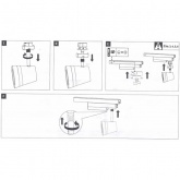Беспроводной радио адаптер-диммер Paulmann max. 50W (On/Off/DIM) для шинопровода URail хром матовый
