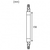 Коннектор гибкий Paulmann Flex Verbinder II max 1000W 157mm для шинопровода URail белый