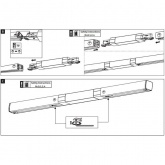 Коннектор гибкий Paulmann Maxiflex Verbinder max. 1000W 370mm для шинопровода URail белый