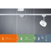 Переходник Paulmann Universal Pendant Adapter для шинАдаптер для подвесных светильников URail, белый