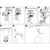 Переходник Paulmann Universal Pendant Adapter для шинАдаптер для подвесных светильников URail, белый